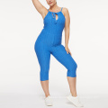 Dropshipping Yoga Bodysuit Adjustable Straps Plus Size Active Wear Bubble Sexy Outfit Yoga One Piece Jumpsuit